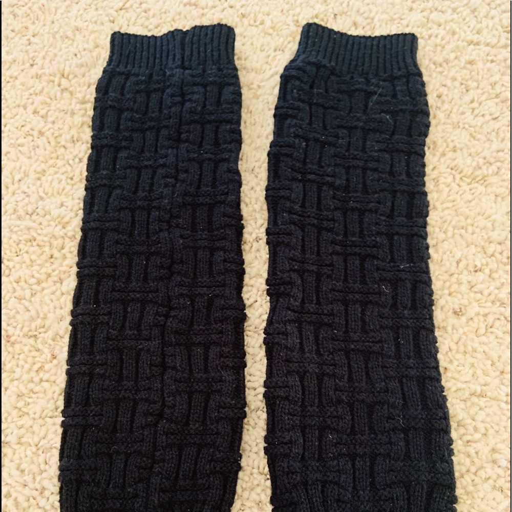 Black leg warmers